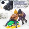 FUDYNMALC Girls Boys Winter Snow Boots - Comfortable Warm Toddler Winter Shoes Waterproof Lightweight Kids Ankle Booties Outdoor Walking view 2