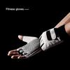 Cycling Gloves Bike Gloves Half Finger Sport Gloves Bicycle Riding Gloves Men and Women Models Anti-Skid Shock Absorbers Summer Half-Finger Gloves Sports Fitness Protective Gloves (Size : D(XL)) view 2
