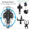 2 Pack Bike Bottle Holder, Universal Bicycle Water Bottle Cage Holder, Water Cup Holder for Bike Stroller Walker, Adjustable Mountain Bike Drink Cup with 360 Degree Rotating for Cycling MTB Black. view 3