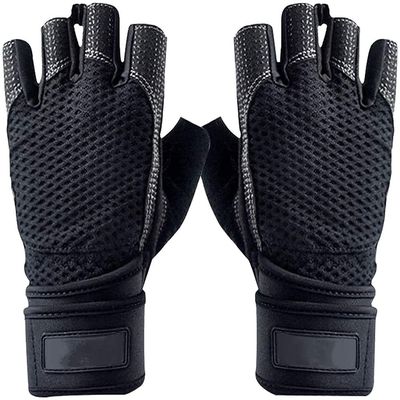 Cycling Gloves Bike Gloves Half Finger Sport Gloves Padded Weight Lifting Gloves, Gym Gloves, Workout Gloves, Rowing Gloves, Exercise Gloves for Powerlifting, Fitness, Cross Training for Men Women