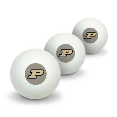 GRAPHICS & MORE Purdue Boilermakers Logo Secondary Novelty Table Tennis Ping Pong Ball 3 Pack