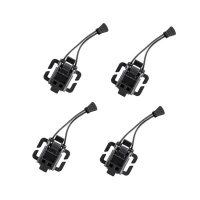 4 Pieces Tactical Gear Molle Clips Molle Attachments Multifunction Hanging Buckle for Molle Backpack Molle Tactical Vest Molle Straps