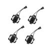 4 Pieces Tactical Gear Molle Clips Molle Attachments Multifunction Hanging Buckle for Molle Backpack Molle Tactical Vest Molle Straps view 1