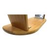 Mindful and Modern Folding Meditation Bench with Locking Magnetic Hinges - Bonus Portable Travel Carry Bag - Ergonomic Bamboo Yoga Stool view 3