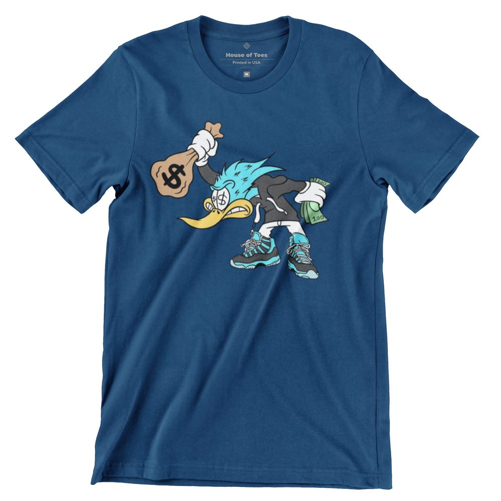 Money Bag Woooood Bird Jordan 10 T Shirt, Jordan 10 Matching for Sneaker Jordan 10, Gift for Sneaker Jordan 60 Navy Blue