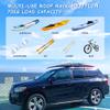 AQUBONA Universal Car Soft Roof Rack PadsLuggage Carrier Capacity Load 158lb for Kayak/Canoe/Surfboard/Paddle with Adjustable & Steady Tie-Down Straps and Storage Bag view 4