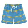 Aruba Flag Boys' Quick Dry Swim Board Shorts Toddler Swim Trunk White view 1