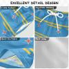 Aruba Flag Boys' Quick Dry Swim Board Shorts Toddler Swim Trunk White view 3