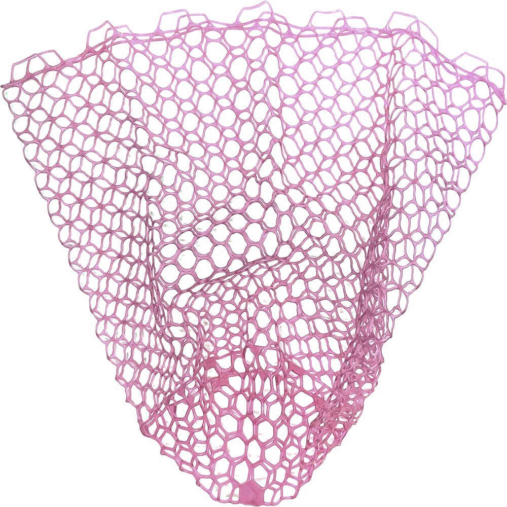 Prox PX89419P45 Rubber Landing Net Replacement for 19 inch (45 cm) Depth Net Pink