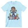 TrappLove Cash Boy Jordan 6 T Shirt, Jordan 6 Matching for Sneaker Jordan 6, Gift for Sneaker Jordan 6, Shirt for Jordan 6 Light Blue view 1