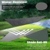 XIANGBINXUAN Tent Tarp Waterproof Camping Tarp Shelter Has a Hammock, UV Protection Ripstop Nylon Portable Hammock Tent Tarp Sunshade HEX Shape Hammock Rain Fly for Hiking Travel (Green) view 3