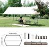 XIANGBINXUAN Tent Tarp for Tent Camping Shelter Rain Tarp, UV Protection Ripstop Nylon Shelter Survival Gear PU 2000mm Waterproof with Complete Accessories Hiking, Survival Gear (4.4x3m Hex) view 3