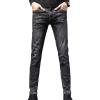 Men's Skinny Slim Fit Stretch Jeans Tapered Leg Denim Pencil Pants Lightweight Classic 5 Pocket Jean Trousers (Grey,36) view 1