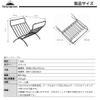 CAMPINGMOON Small Decorative Firewood Rack Log Rack Indoor Outdoor Steel Log Rack T-285, T-285A (JP Style Black) view 2