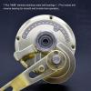 CAMEKOON Lever Drag 2 Speed Multiplier Reel, One-Piece Aluminum Frame and Cold Forged Aluminum Spool for Conventional Saltwater Slow Jigging Fishing view 4