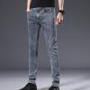 Men's Skinny Slim Fit Stretch Jeans Tapered Leg Denim Pencil Pants Lightweight Classic 5 Pocket Jean Trousers (Light Grey,29) view 2