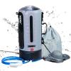 yETO 12L/3.17 Gallons Portable Camping Shower Portable Shower for Camping Camp Shower Solar Shower Outside Shower with Pressure Foot Pump and Handy Nozzle Camping Showers Camping Shower Bag, GREY-12L view 1