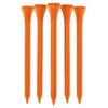 100 PCS Bamboo Golf Tees | Multiple Colours & Sizes | Castle Golf Tees | Standard Golf Tees | Eco Friendly & Sustainable Bamboo Golf Tees (83mm Neon Orange) view 1