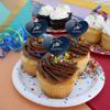 GRAPHICS & MORE US Naval Academy Midshipmen Heart Love Cupcake Picks Toppers Decoration Set of 6 view 4