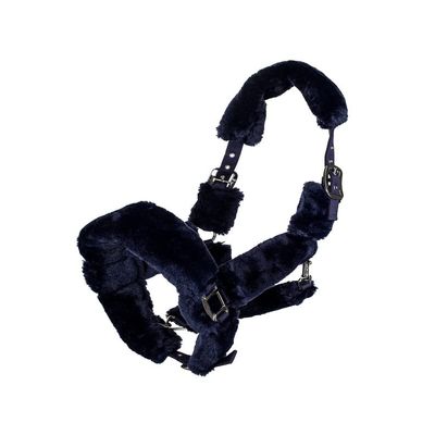 Gatsby Faux Sheepskin Breakaway Halter Oversize Na