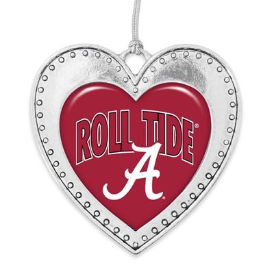 43438 Alabama Heart Christmas Ornament