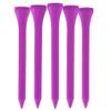 100 PCS Bamboo Golf Tees | Multiple Colours & Sizes | Castle Golf Tees | Standard Golf Tees | Eco Friendly & Sustainable Bamboo Golf Tees (70mm Purple) view 1