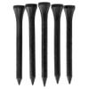 TH Golf 100 Pack Wooden Golf Tees | Multiple Colors & Sizes | Castle Premium Tees (70mm Black) view 1