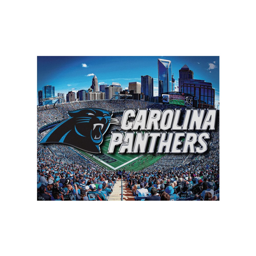 FOCO Carolina Panthers NFL Canvas Wall Sign
