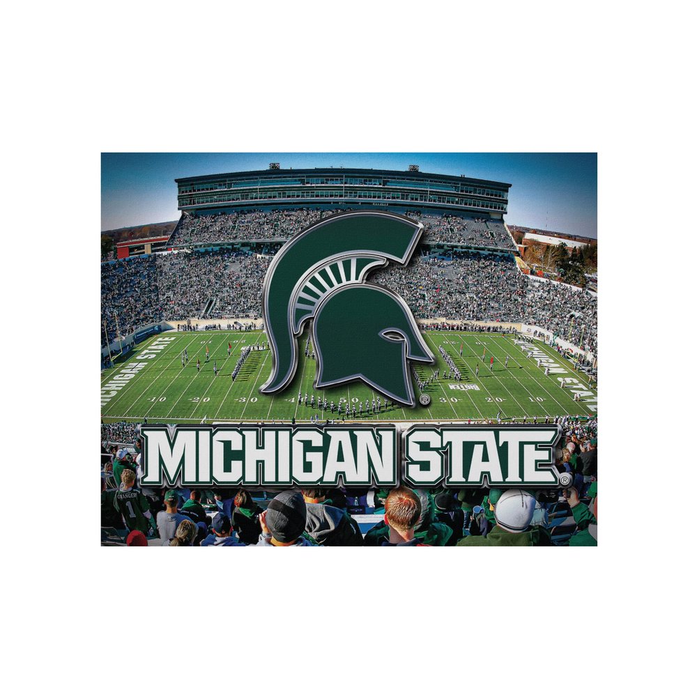 FOCO Michigan State Spartans NCAA Canvas Wall Sign