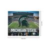 FOCO Michigan State Spartans NCAA Canvas Wall Sign view 4