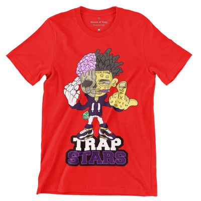 TrappStar Zoombie Boy Jordan T Shirt, Jordan Matching for Sneaker Jordan, Gift for Sneaker Jordan, Shirt for Jordan Red