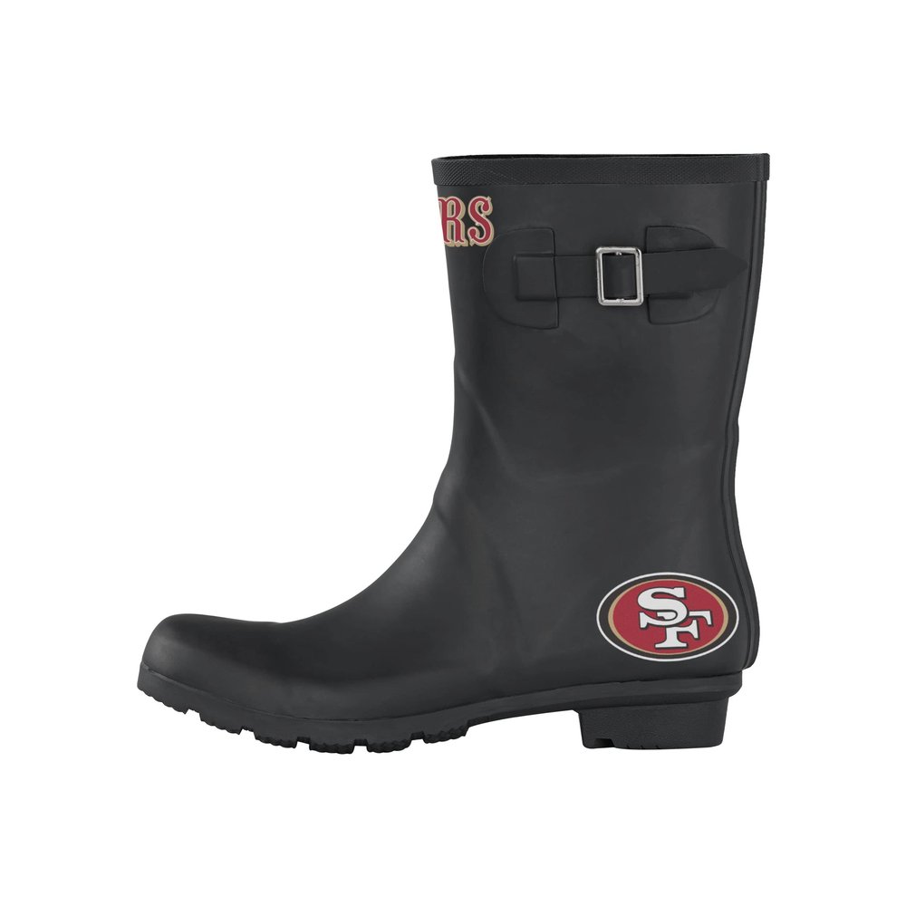 San Francisco 49ers NFL Womens Storm Ready Rain Boots - S