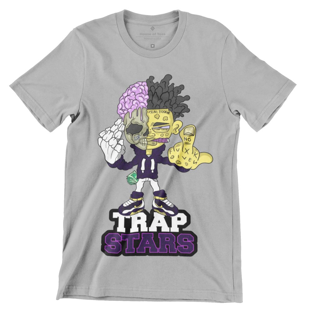 TrappStar Zoombie Boy Jordan T Shirt, Jordan Matching for Sneaker Jordan, Gift for Sneaker Jordan, Shirt for Jordan Grey
