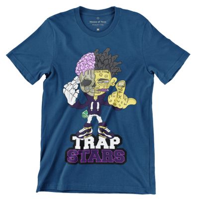 TrappStar Zoombie Boy Jordan T Shirt, Jordan Matching for Sneaker Jordan, Gift for Sneaker Jordan, Shirt for Jordan Navy Blue