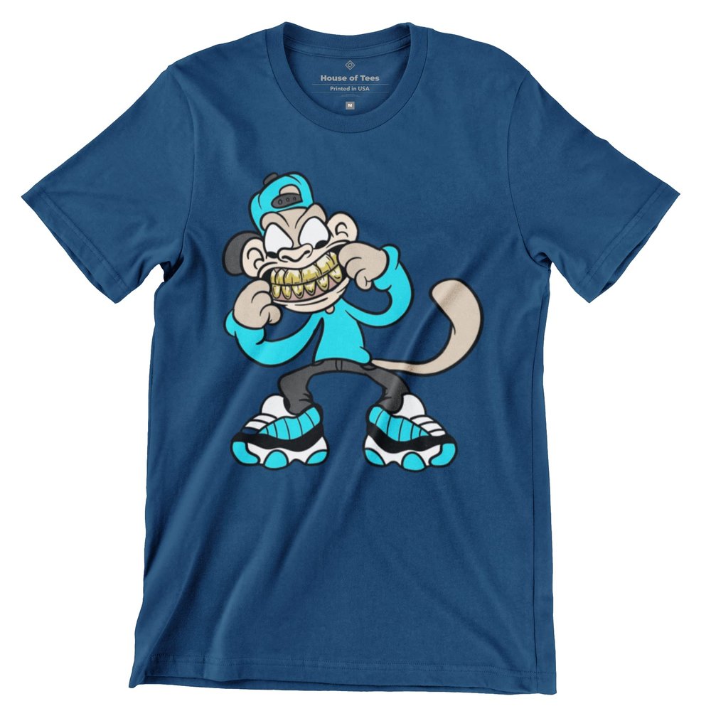 Origianl Monkey Boy Grill Jordan 11 T Shirt, Jordan 11 Matching for Sneaker Jordan 11, Gift for Sneaker Jordan 11 Navy Blue