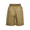 XUNRYAN Women's Cargo Shorts Summer Athletic Outdoor Hiking Bermuda Shorts with Pockets Drawstring Loose Fit Joggers Brown view 3