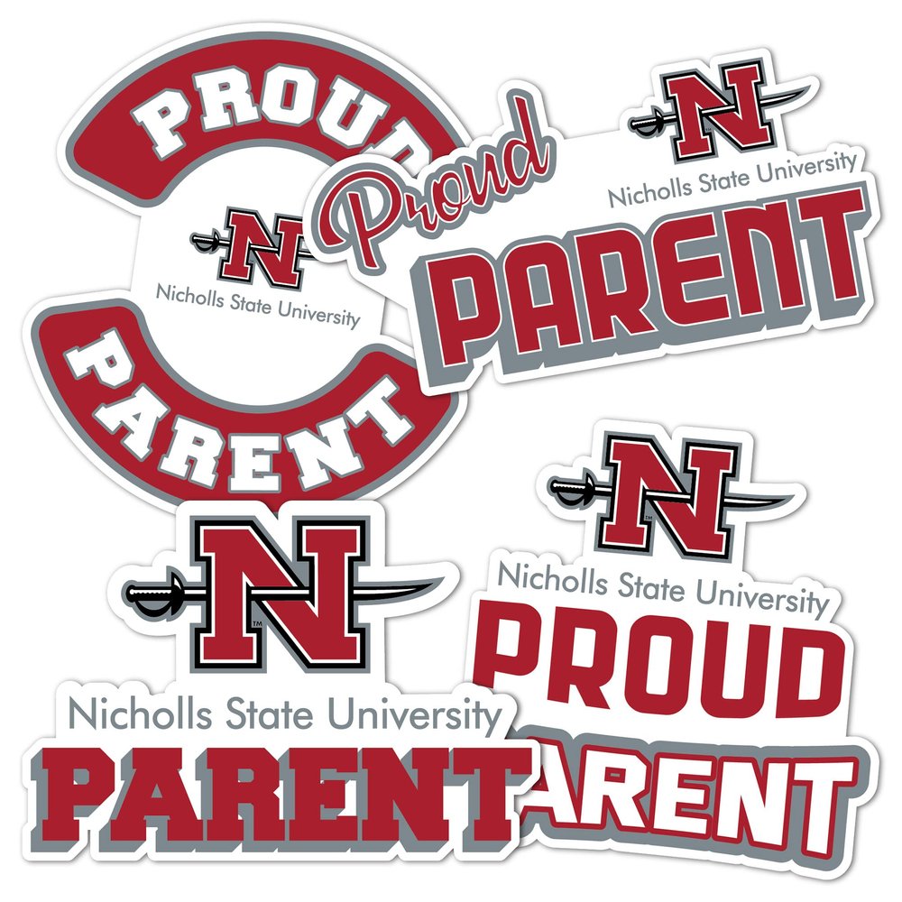 Desert Cactus Nicholls State University Sticker Vinyl Decal Laptop Water Bottle Car Scrapbook (Proud Parent Sheet)