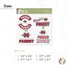 Desert Cactus Nicholls State University Sticker Vinyl Decal Laptop Water Bottle Car Scrapbook (Proud Parent Sheet) view 3