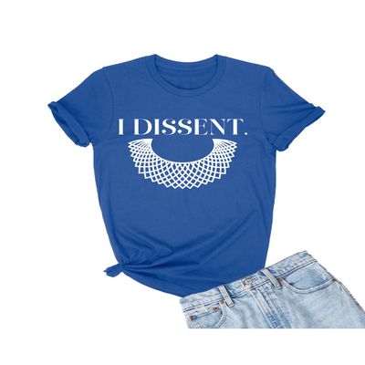 4X-Large Royal Mens I Dissent. T-Shirt