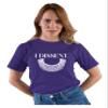 XX-Large Purple Mens I Dissent. T-Shirt view 2