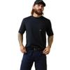 ARIAT Men's Rebar Workman Born for This T-Shirt, Black, Size 4X-Large view 1