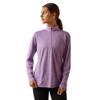 ARIAT Women's Rebar Evolution 1/2 Zip Top, Paisley Purple, Size 3X view 1