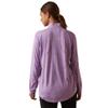 ARIAT Women's Rebar Evolution 1/2 Zip Top, Paisley Purple, Size 3X view 2