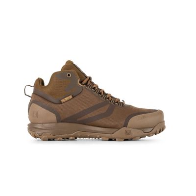 5.11 Tactical Mens A/T All-Terrain Mid-Height Ankle Waterproof Work Boots, Dark Coyote, 10 Wide, Style 12446