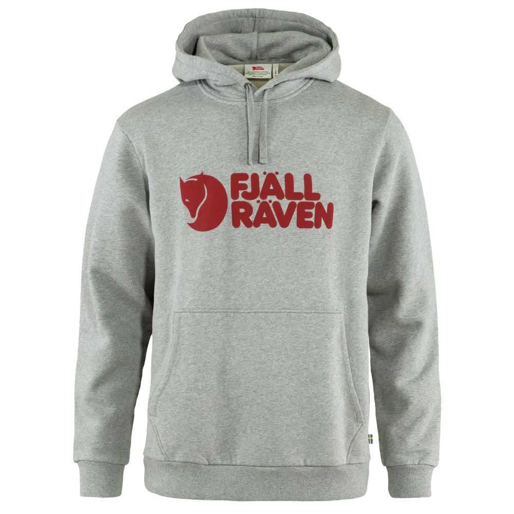 Fjallraven F84144020-999S Fjallraven Logo Hoodie M Grey-Melange S