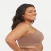 SPANXsmooth EcoCare Seamless Shaping Longline Bralette - Comfortable Everyday Bralette - Women's Bra with No Underwire - Cafe Au Lait - Medium view 2