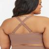 SPANXsmooth EcoCare Seamless Shaping Longline Bralette - Comfortable Everyday Bralette - Women's Bra with No Underwire - Cafe Au Lait - Medium view 4