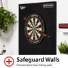 Viper by GLD Products Defender III Extended Length Dartboard Surround Wall Protector, Black, One Size & Viper Dry Erase Scoreboard, Cricket and 01 Dart Games, White, 15.375" H x 7.875" W view 4