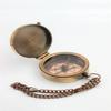 Be Strong and Courageous Do Not Be Afraid Antique Nautical VintageCompass with Leather Case Engraved Compass by Allory Tech view 3