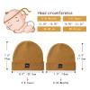 Paladoo Toddler Beanie for Boys Girls 6-36 Months Camel view 4